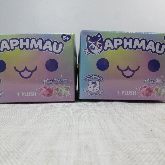 2 Bonkers Unicorns Aphmau MeeMeow Mystery Plush Toy Litter Celestial 6 Inch - Picture 2 of 4